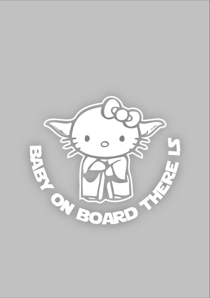 Mustafar - Наклейка на стекло автомобиля Ребенок в машине Baby Yoda on Board переводная и бонус стикерпак Cute Baby Yoda Мандалорец